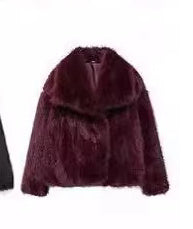 Manteau Doublé en Peluche - Chaleur et Élégance